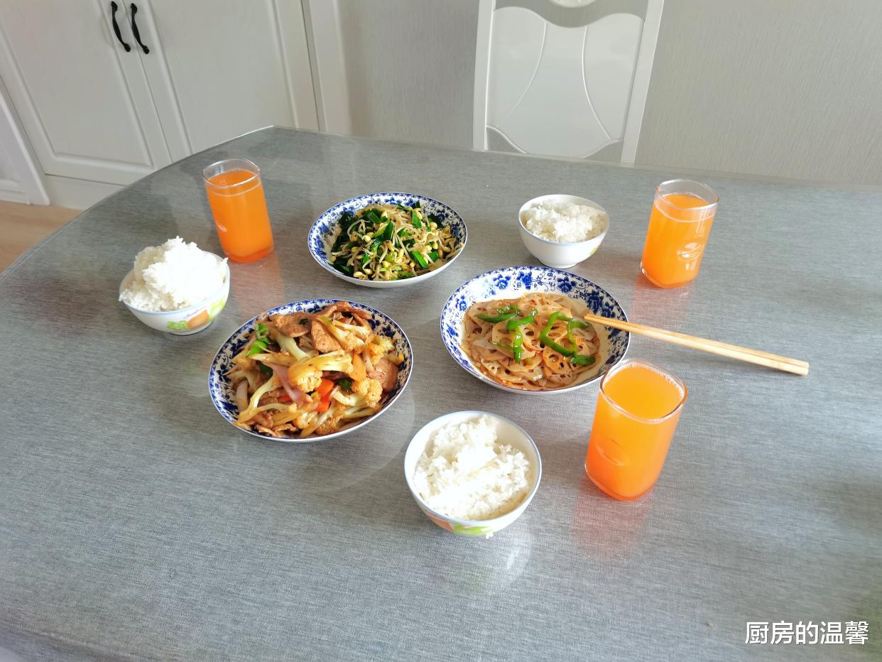 调料|我家这样吃晚餐,低脂肪低热量,这就是家人吃不胖的关键