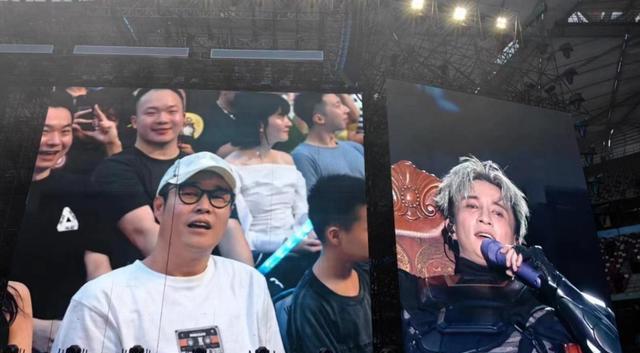 小沈阳携女儿支持薛之谦,16岁佳润烫大波浪似网红,身高160