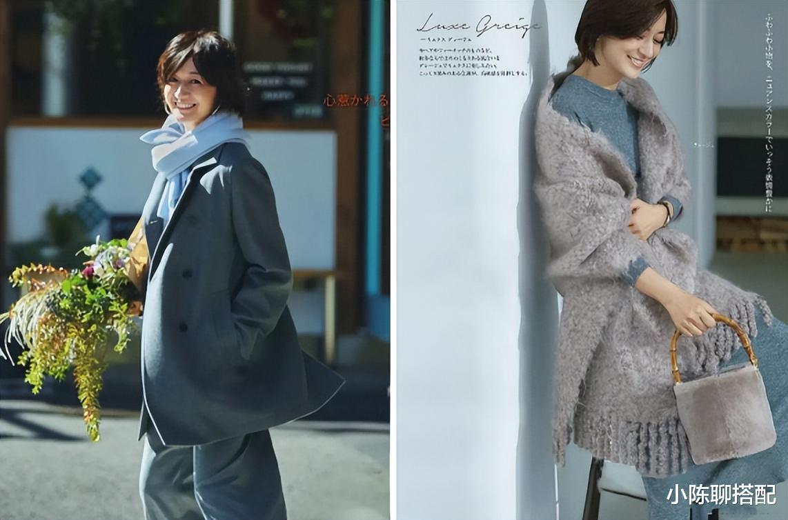 护肤 53岁富冈佳子真会穿：裙长过膝、气质短发，看似普通实则优雅高级