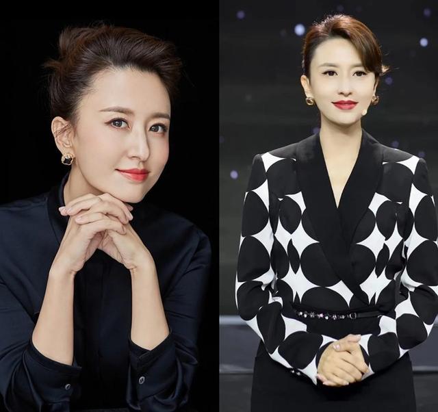 看44岁张蕾和55岁周涛，才发现：发不过肩、裙不上膝，更优雅得体