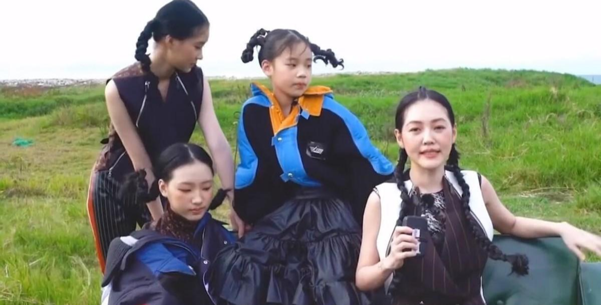 穿衣搭配 小S女儿新年拿下高奢代言，穿露脐装短发神气似大S翻版