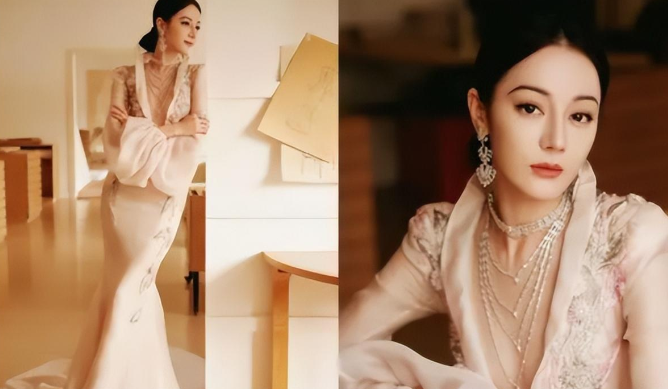 上海这一晚，众女星彻底放开了，倪妮深V娜扎透视装，热巴翻车了