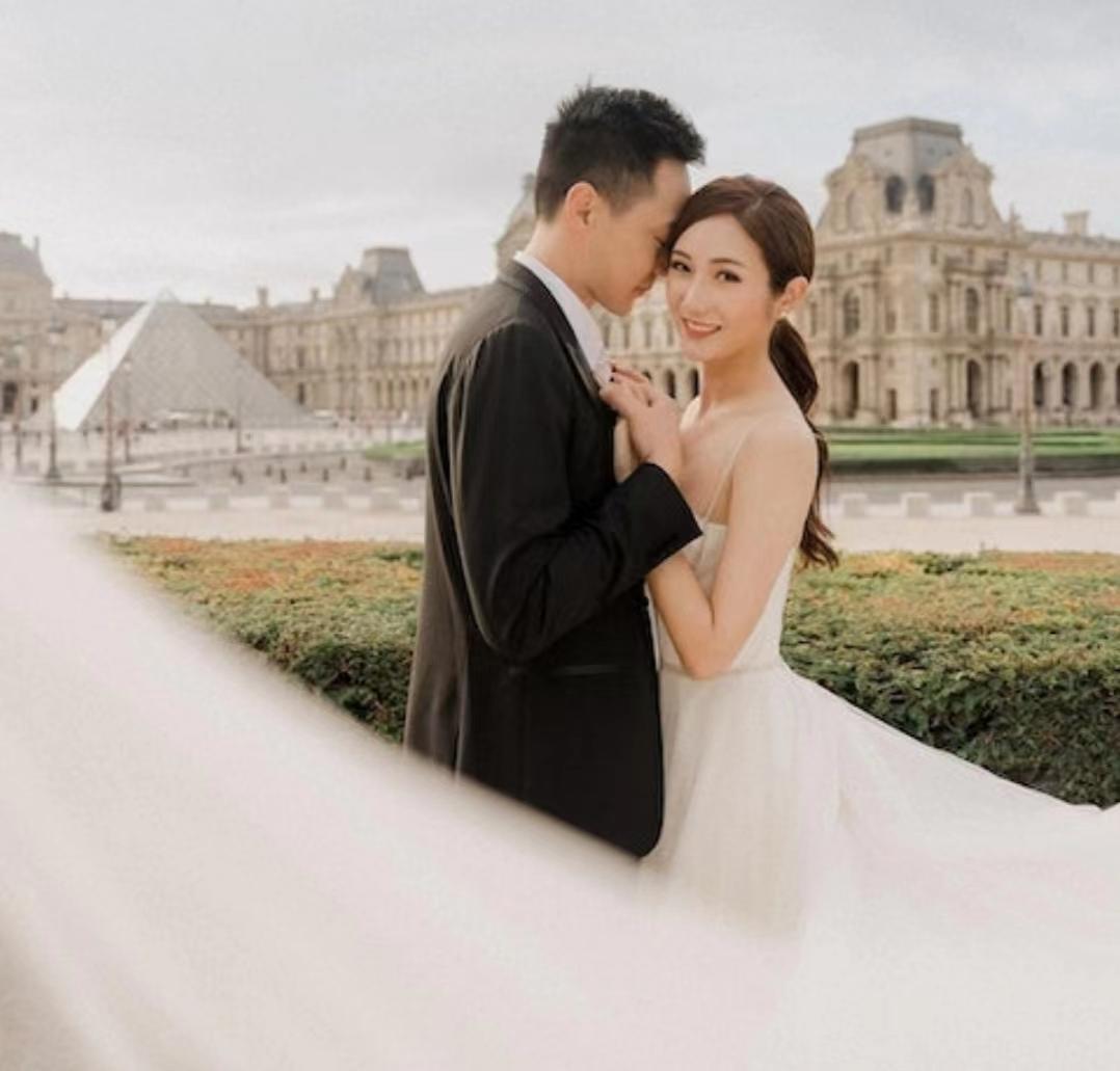 晒诱人身材！TVB小花公开与富贵未婚夫婚照，爱情长跑7年终成人妻