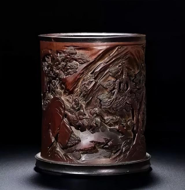 雕刻|老竹子包浆,真的太美了