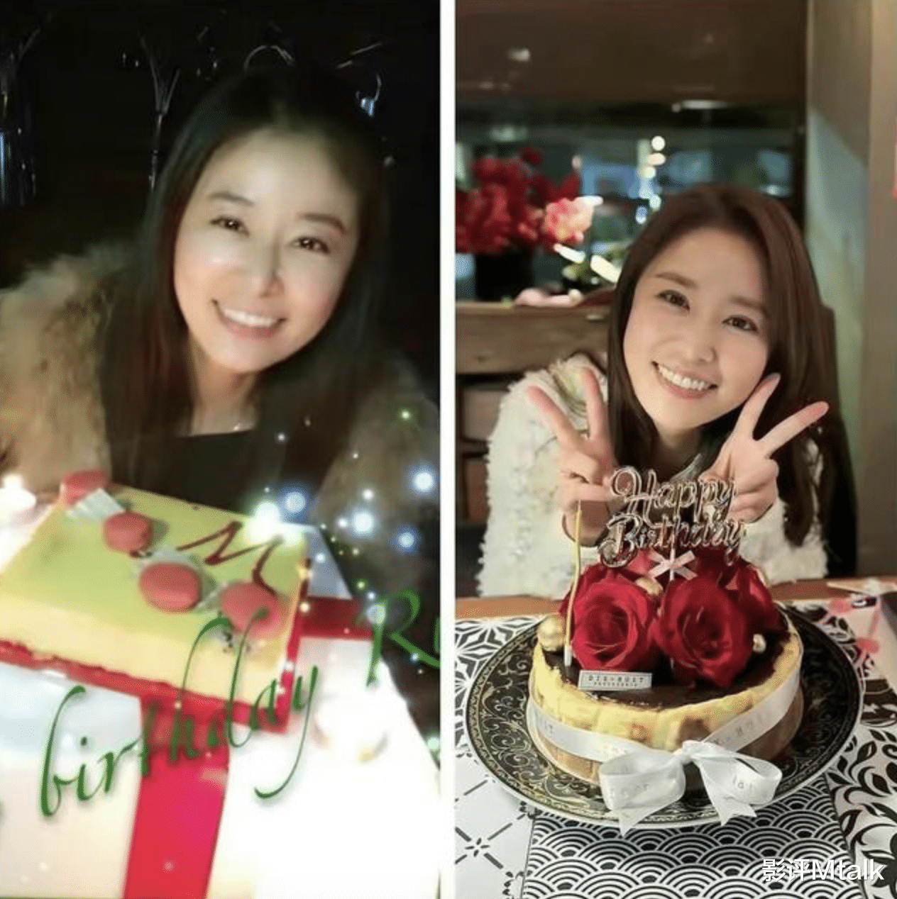 林心如晒照庆生,对比10年前照片变化不大,与许玮宁同框似两代人