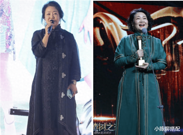 看了萨日娜和鞠萍才明白：只要会打扮，中年发福照样优雅又贵气