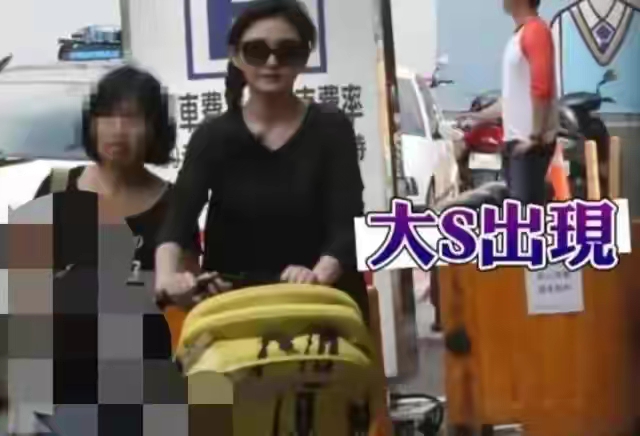 大S生孩子了吗?大S手推婴儿车现身街头