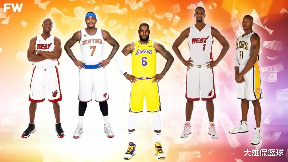 论历史上最赚钱的选秀年,03年代最好的5人赚到了超过12亿美元