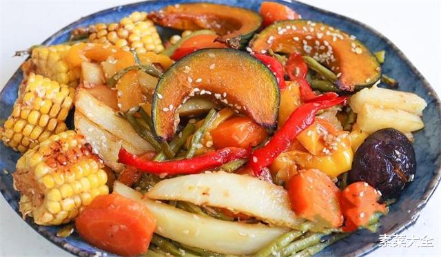 蔬菜 懒人减肥多吃烤蔬菜,少油低脂饱腹感强,优质碳水让你越吃越美