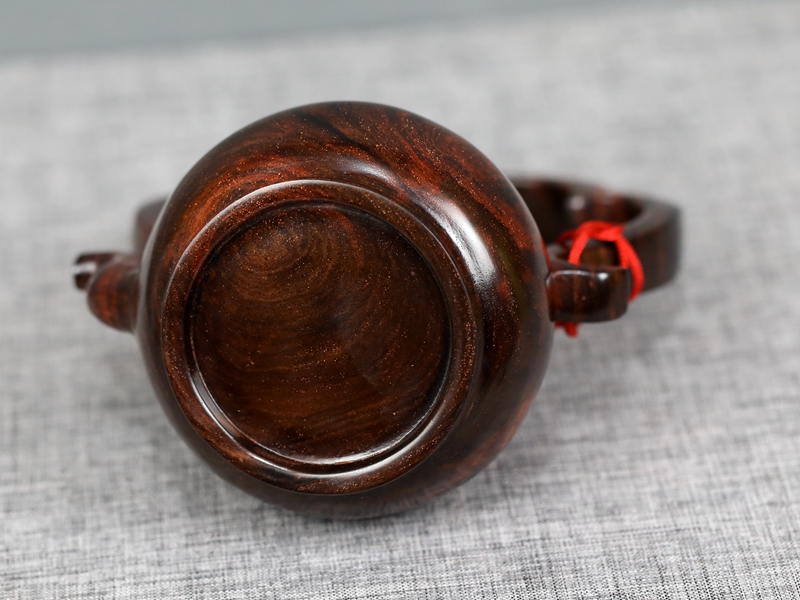 |交趾黄檀老挝大红酸枝提梁壶