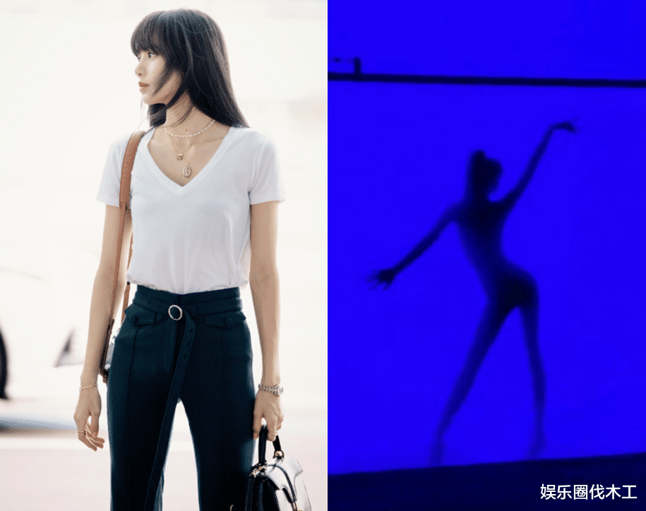 Lisa晒演唱会剪影秀，穿紧身衣贴幕布扭腰乱蹭，疑为疯马秀预热