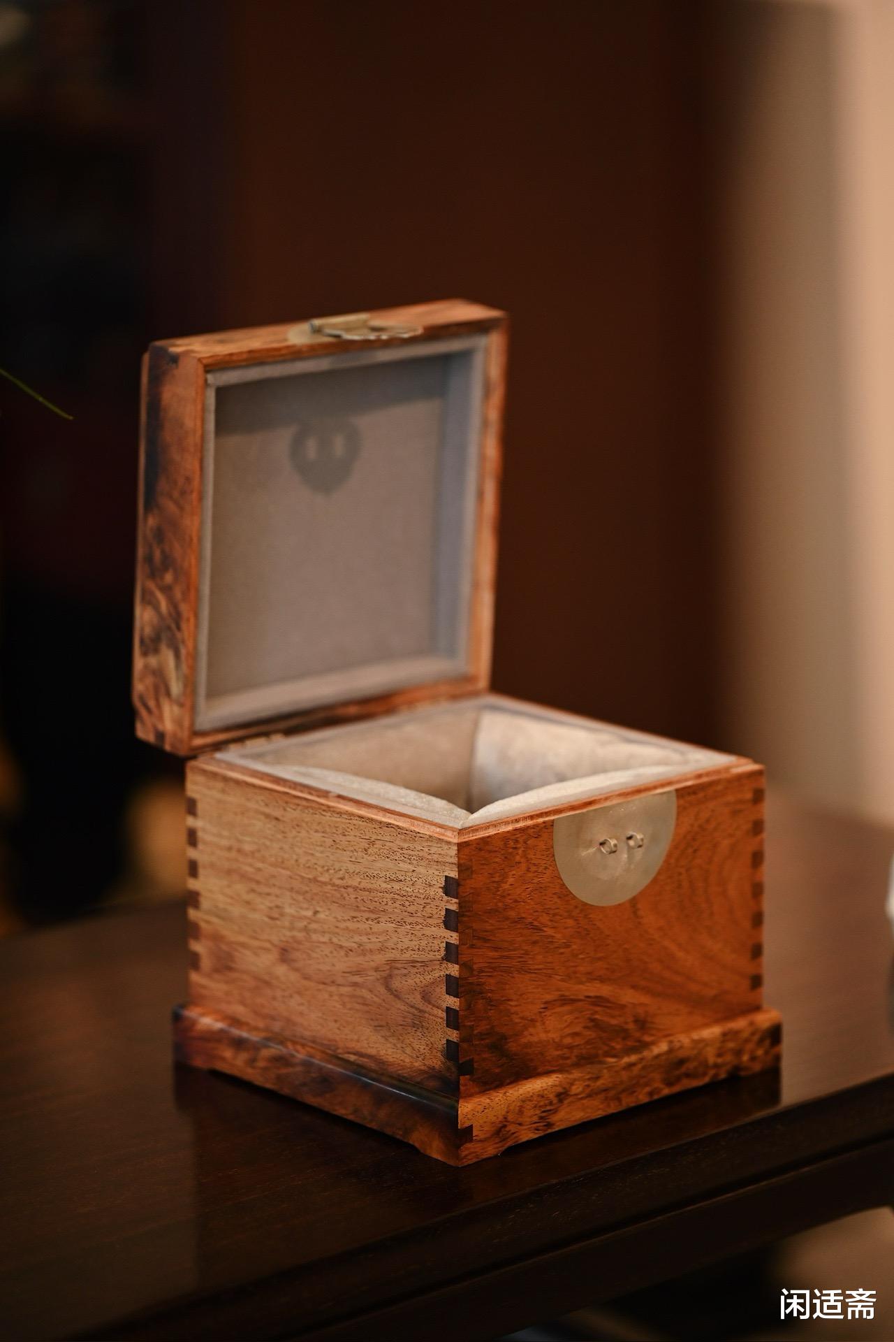 方寸乾坤,文房雅器,黄花梨印盒