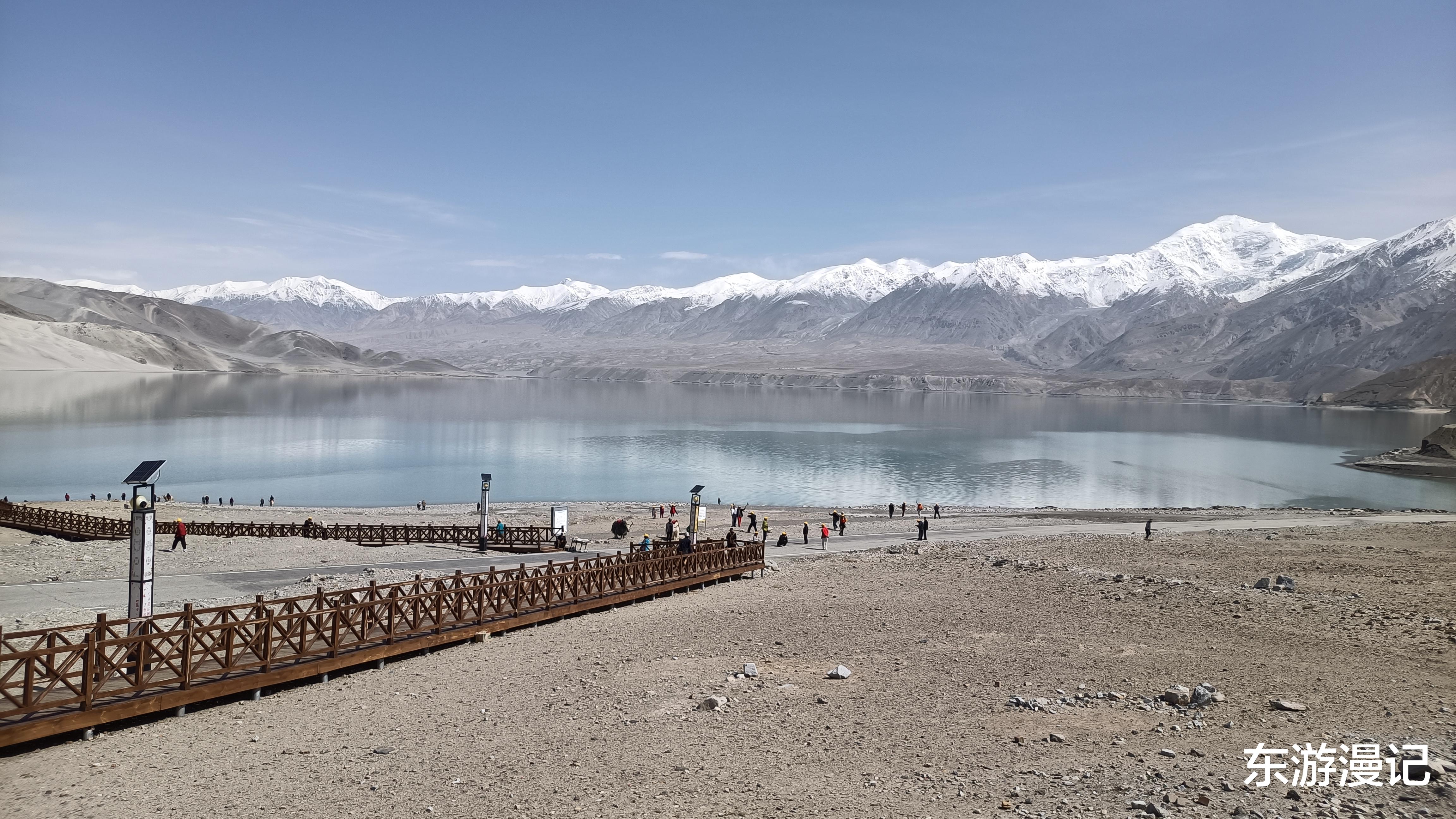 喀什白沙湖风景区海拔图片