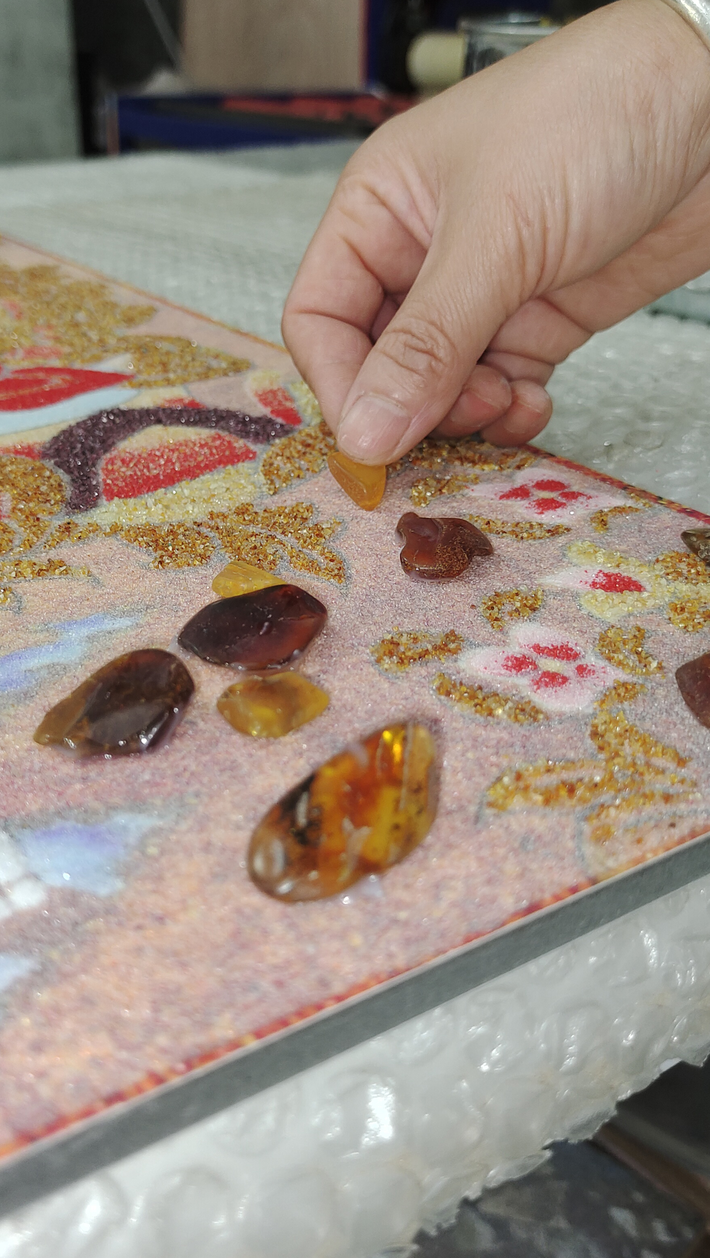 琥珀|琥珀宝石画,有知道的吗?