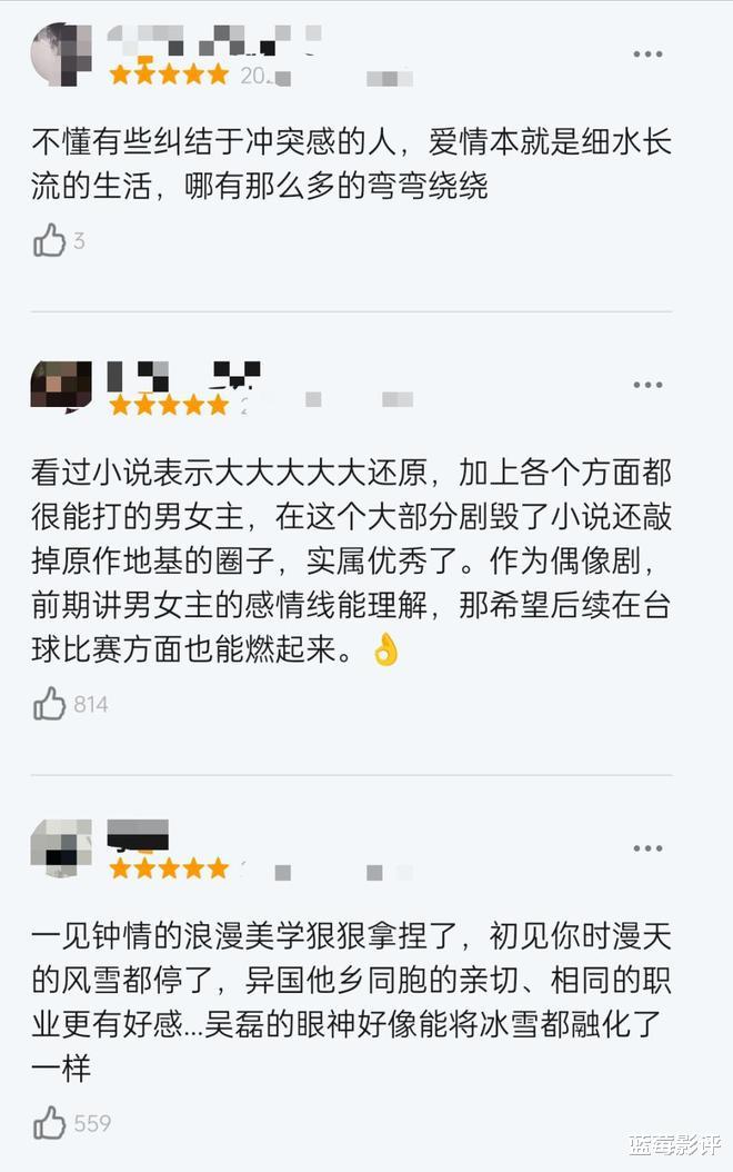 吴磊《在暴雪时分》首波口碑出炉，观众的打分和评价“一针见血”