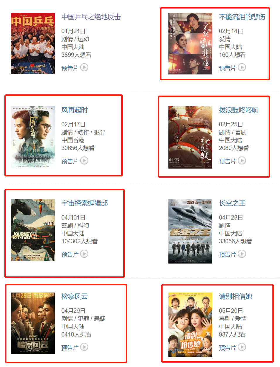 官宣|一口气官宣6部新片?梁朝伟郭富城包贝尔,2023年期待值拉满?