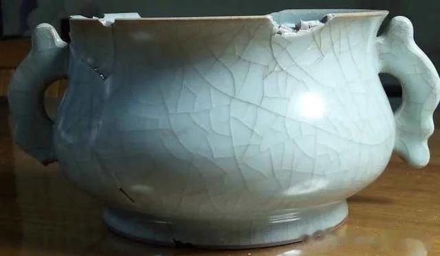 官窑|贾宝国一真一假说瓷器(X121-仿宋官窑香炉)