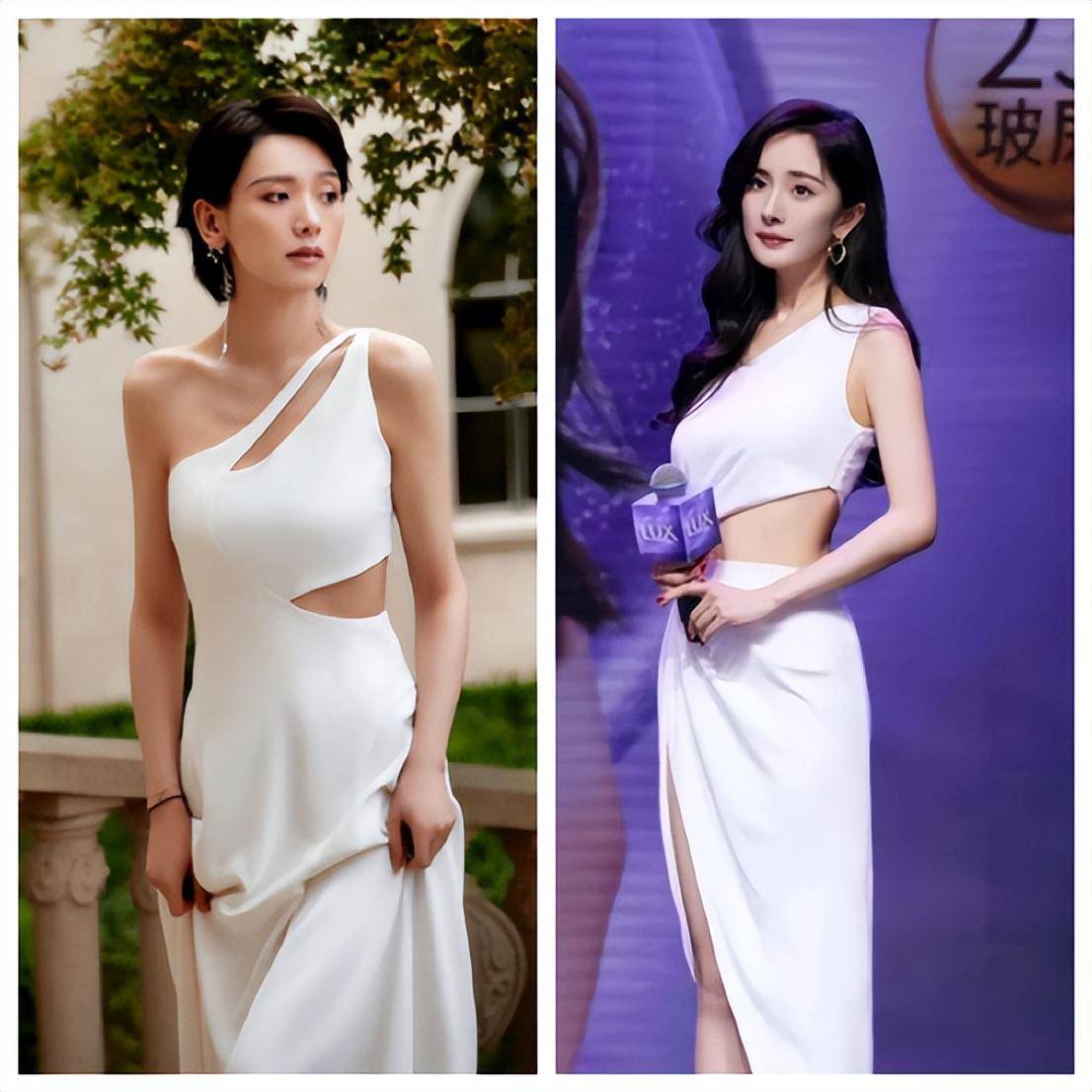 刘恺威老婆李晓峰现身又酷又飒,没想到杨幂一身黑白配就将之秒杀