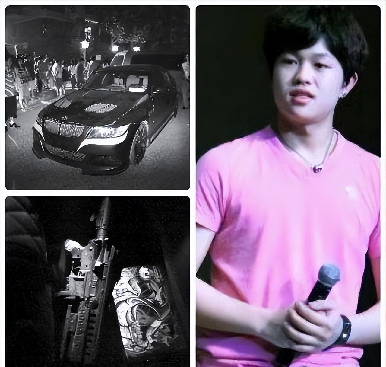 李冠丰|李天一近照曝光,金发造型和此前判若两人,父子俩同框完全不像