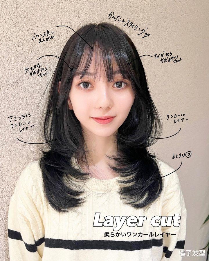 女士发型这样整,发尾微扣就是不一样,瘦脸时尚不老气