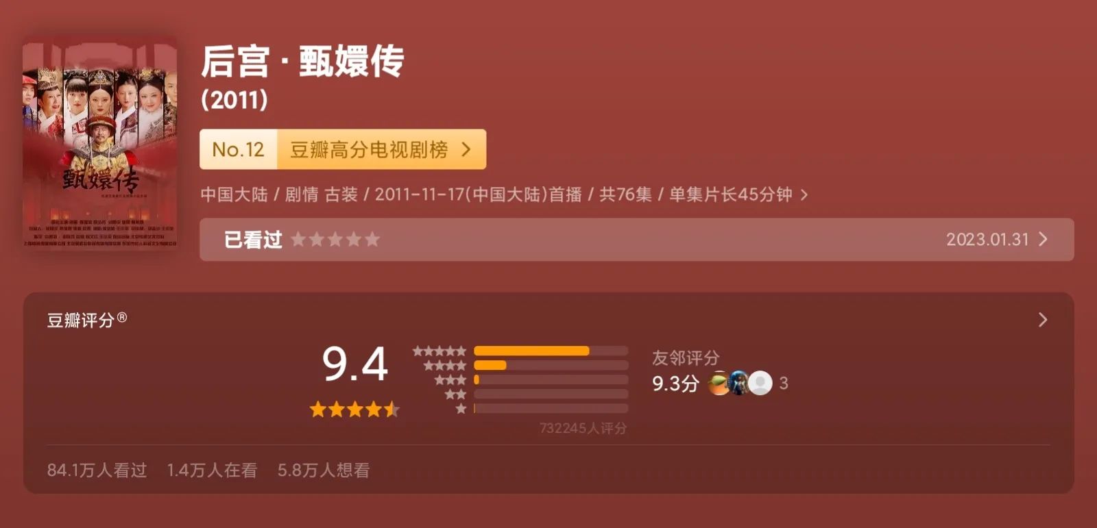 才播2集,就拿下卫视收视率全国第一,郑晓龙新剧为何如此豪横?