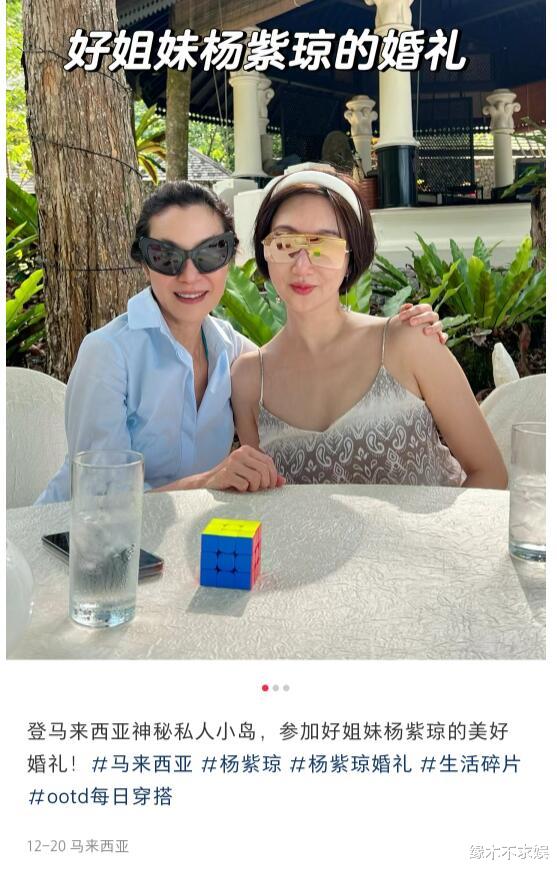 61岁杨紫琼大婚戴180万表，请柬有特色，何超琼俞琤亮相引争议！