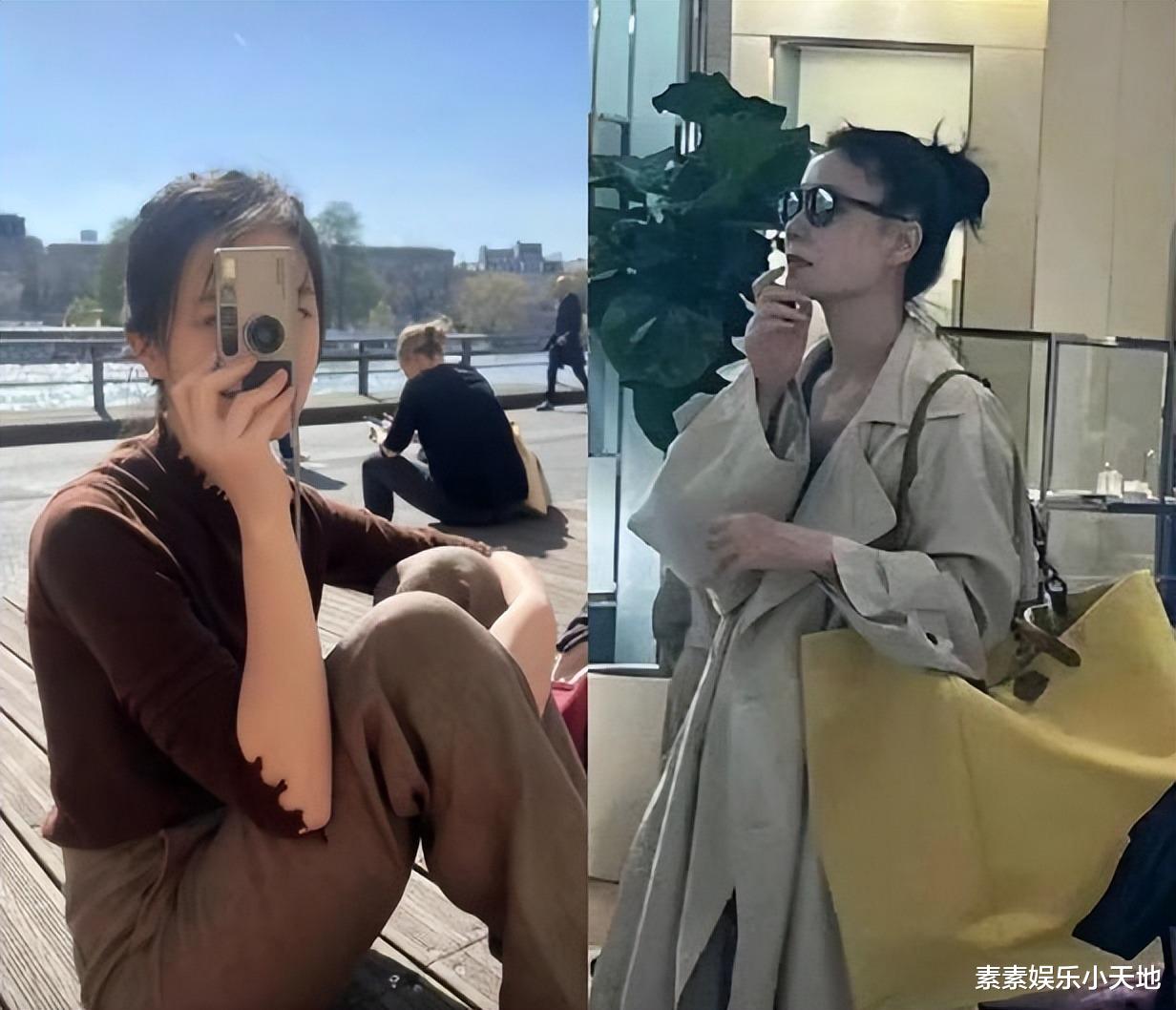 李嫣近照面容变精致了,和闺蜜在一起很漂亮,越来越像王菲