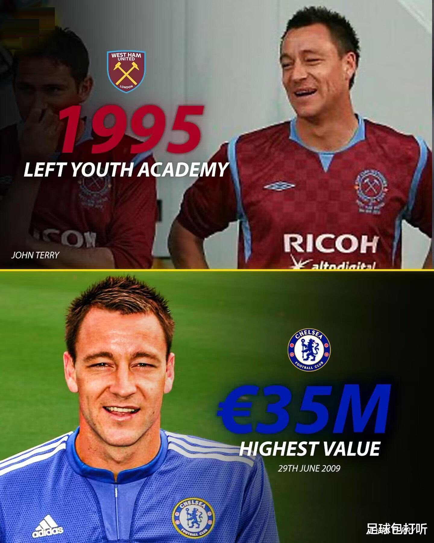 西汉姆90年代的青训有多牛？