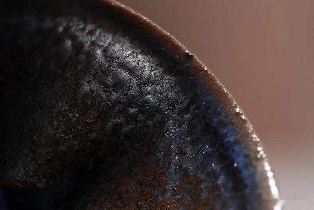 建盏|柴烧建盏结晶油滴