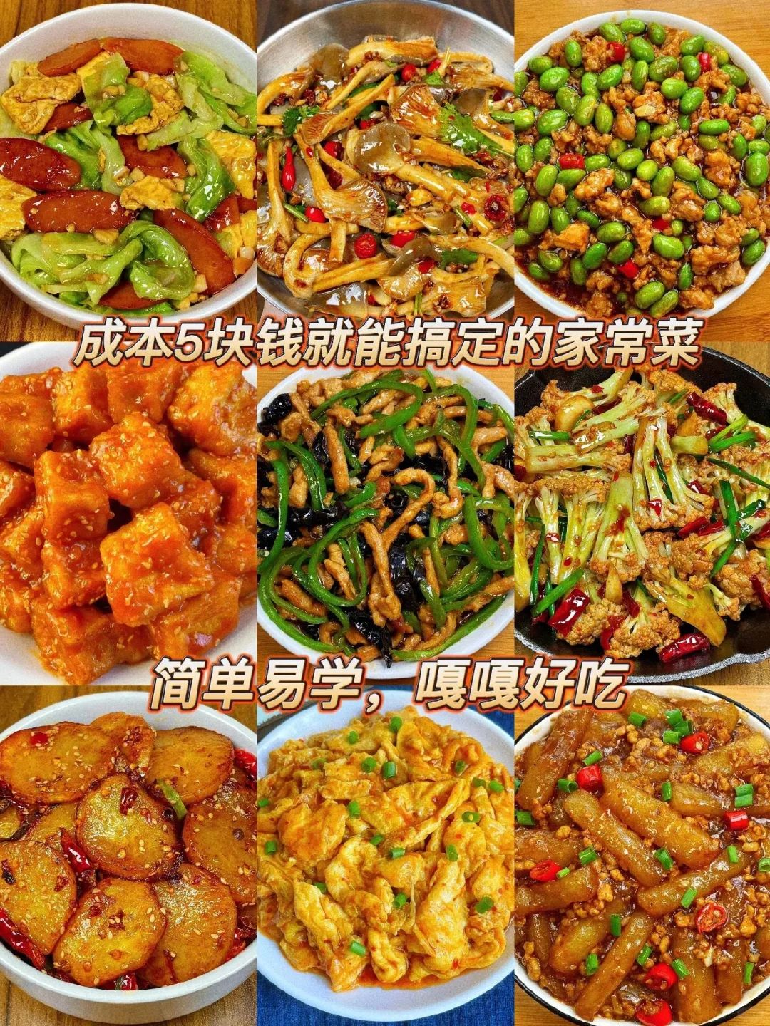 家常菜|成本5块钱就能搞定的家常菜简单易学嘎嘎好