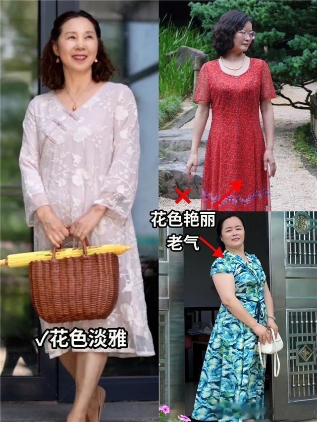 穿衣搭配 老了也很美的女人：衣不穿花、裙不穿短、发不过肩，反而更有魅力