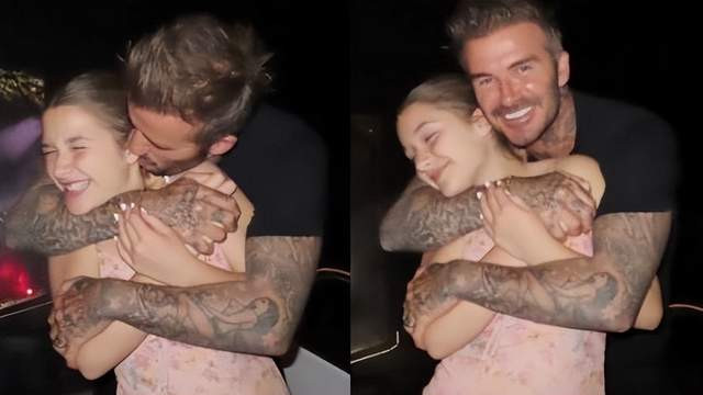 |贝克汉姆再惹争议！带11岁女儿看演唱会亲嘴自拍，网友：贝嫂管管