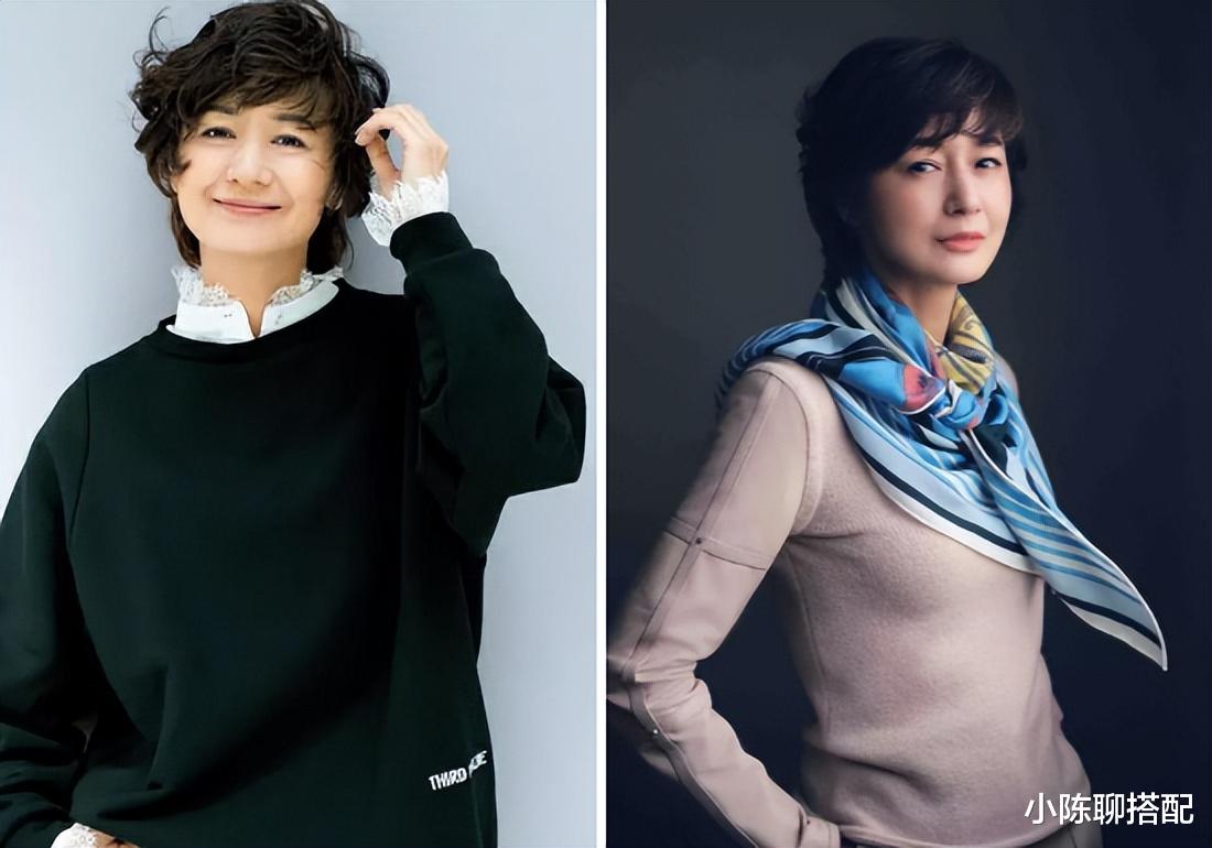 护肤 53岁富冈佳子真会穿：裙长过膝、气质短发，看似普通实则优雅高级