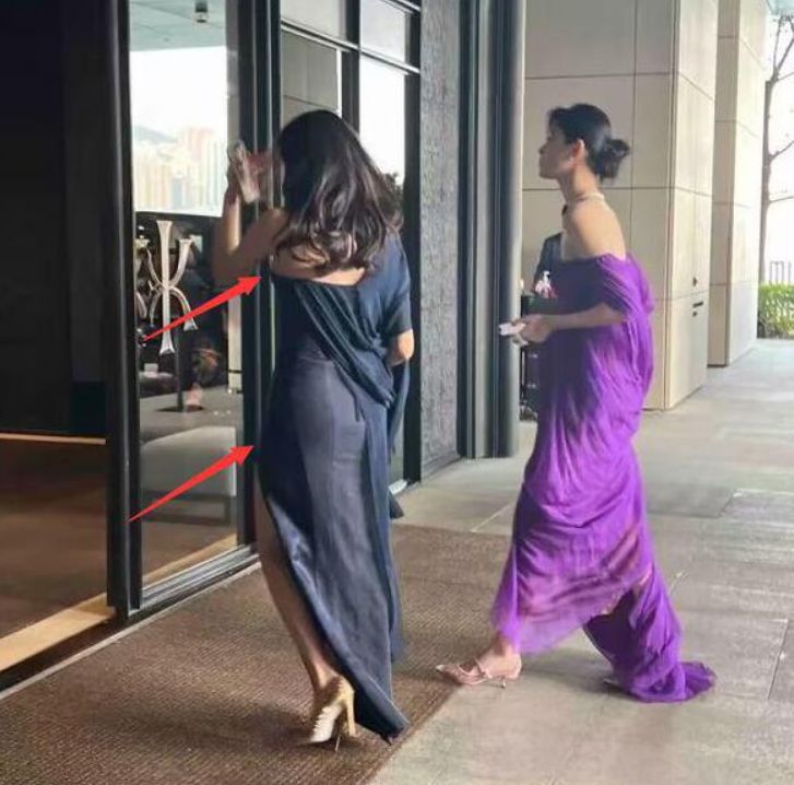 奚梦瑶|奚梦瑶何猷君参加好友婚礼,鸽子蛋大钻戒抢镜,小腹隆起疑怀三胎