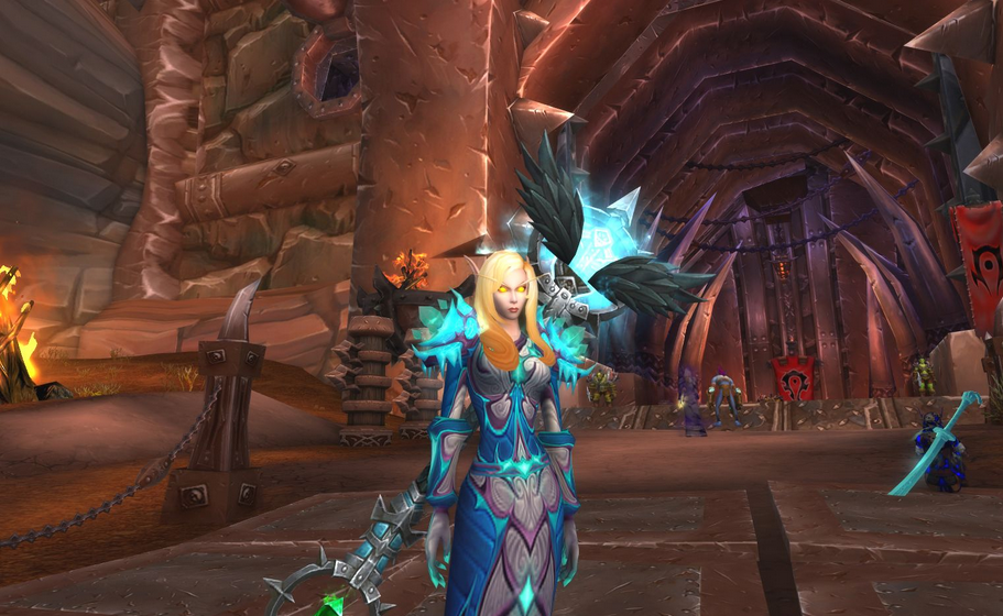 58同城|魔兽世界:早期版本法杖用来敲人的?法术也是用来更好的近身战?