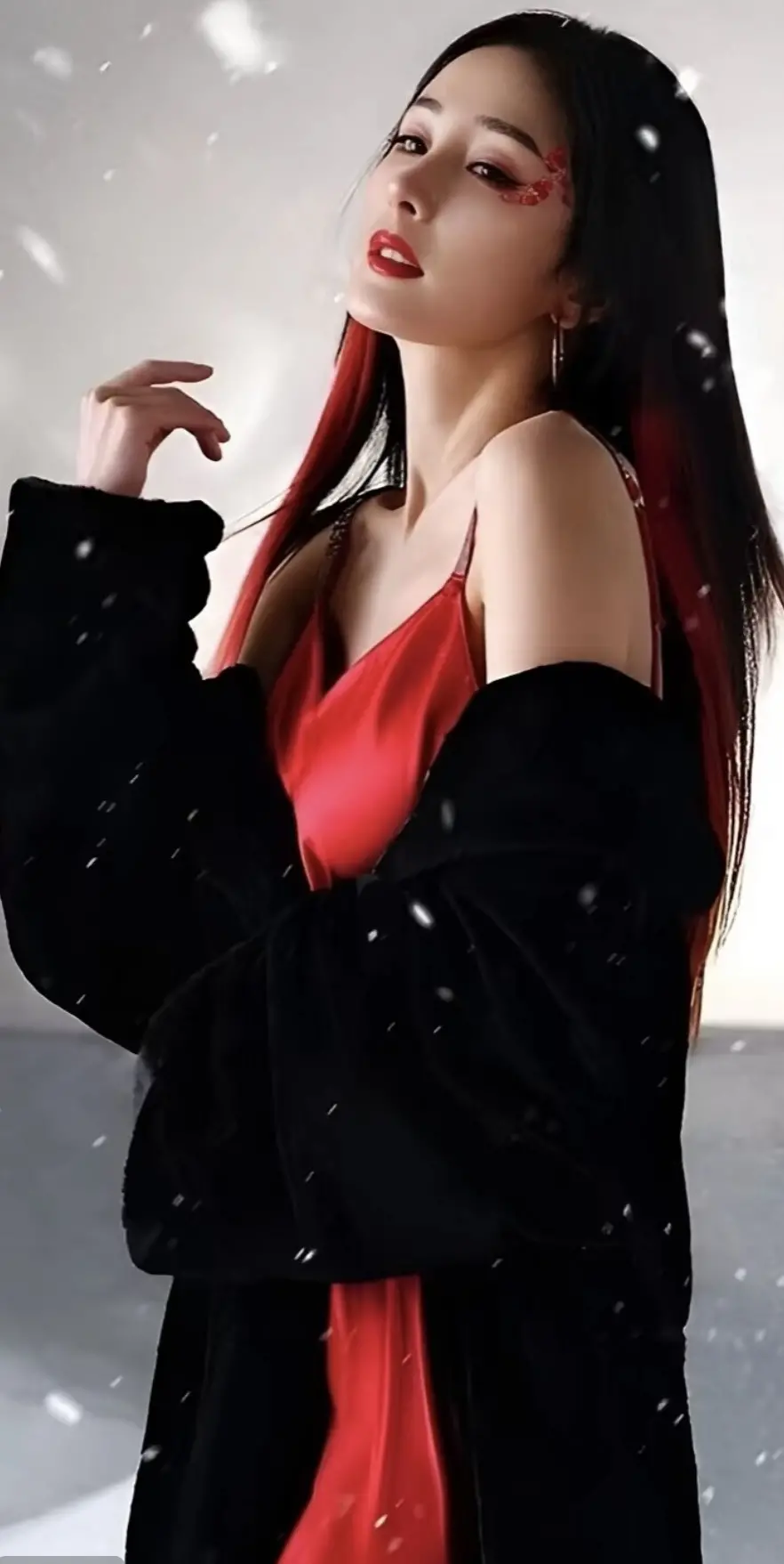 大幂幂的身材还是不错的