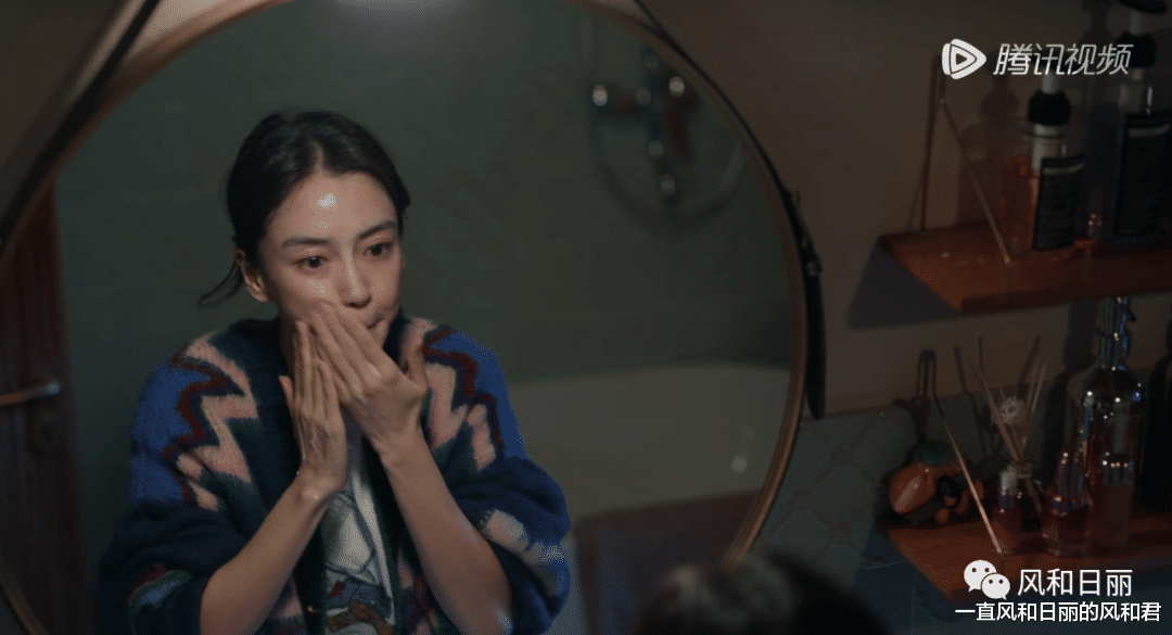 Angelababy杨颖新剧上演卸妆后素颜,铁了心要提升演技