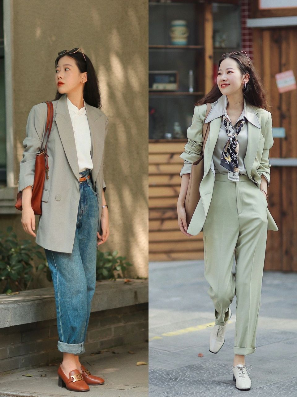西装|职场穿西装真时髦！不挑年龄不挑身材，气场气质两手抓