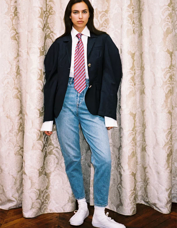 领带|和宋慧乔学穿搭，只需拥有一条领带，分分钟惊艳整个春天