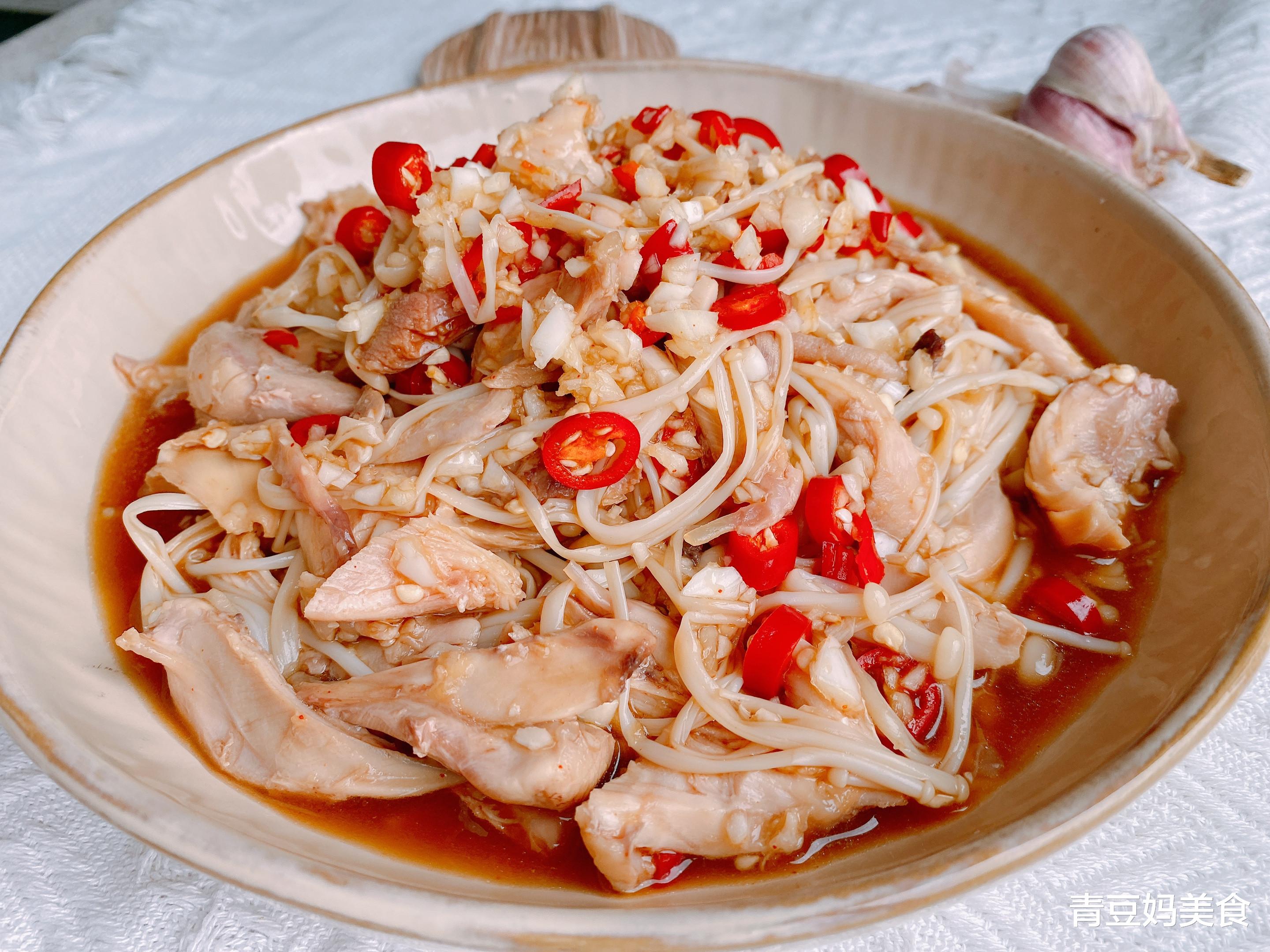 金针菇|夏天食欲差，试试这道凉拌菜，低脂低热量，清爽不油腻，好吃开胃