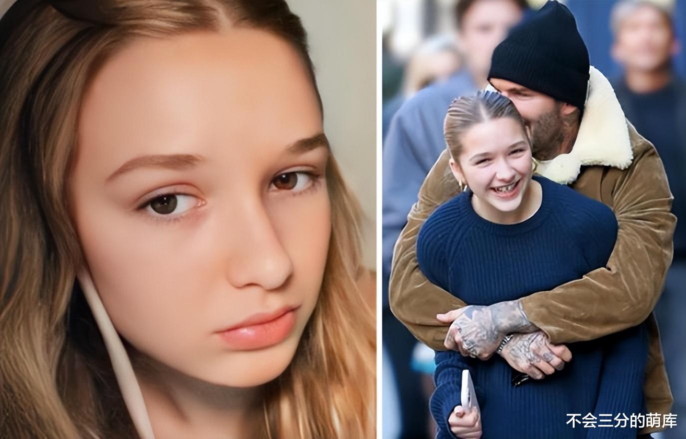 贝克汉姆小女儿晒自拍照，与大嫂妮可拉比美，都是顶级白富美！