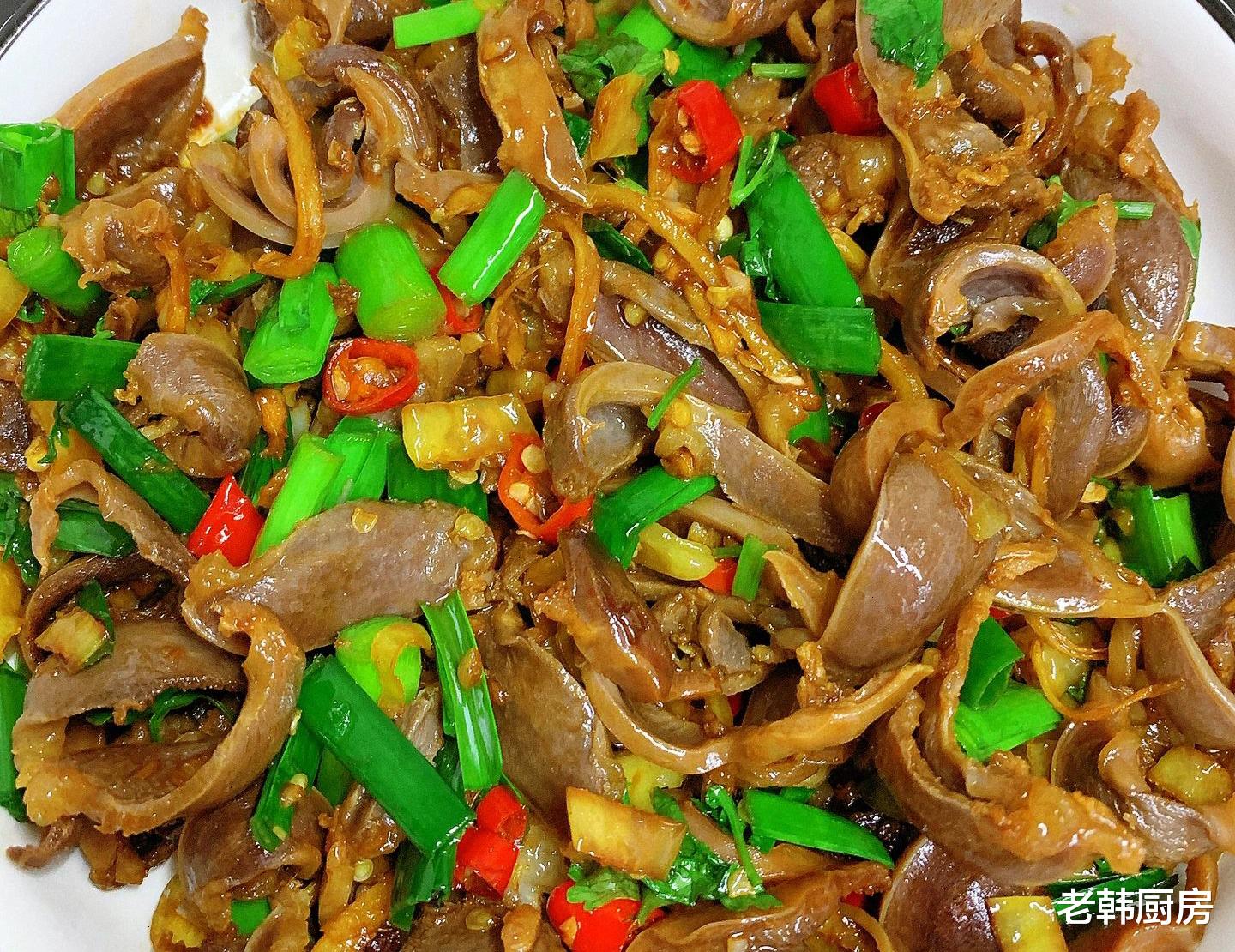 鸡胗|推荐5道爆炒鸡胗的家常做法，香辣脆嫩，解馋又下饭，简单易学