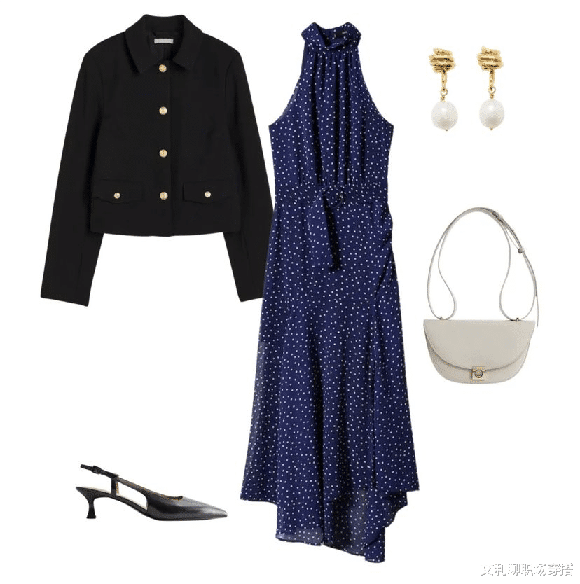 穿衣搭配|7款外套加长裙搭配，穿出优雅漂亮职场风格，大气还干练