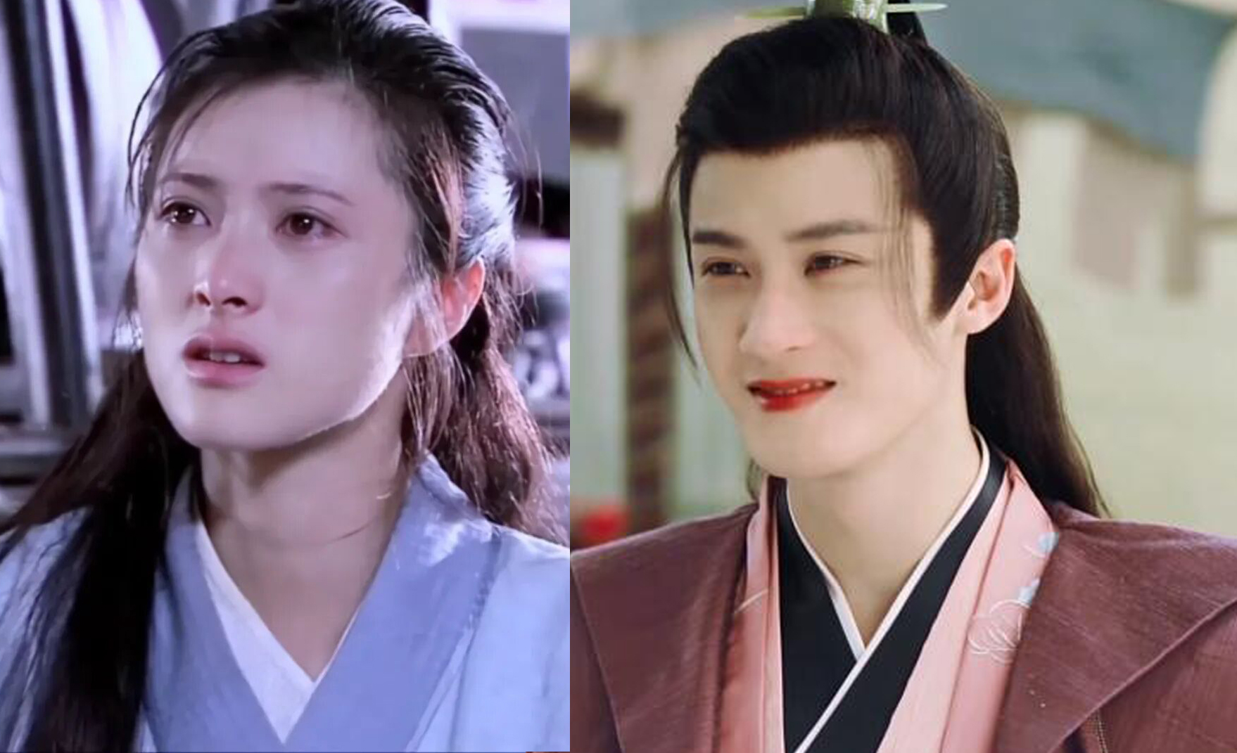 原来男女演员也能撞脸，像异父异母的亲兄妹，本人见了都要愣三秒