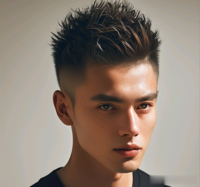 男发剪来剪去,最时尚还是两侧铲短飞机头,剪完立马变帅气