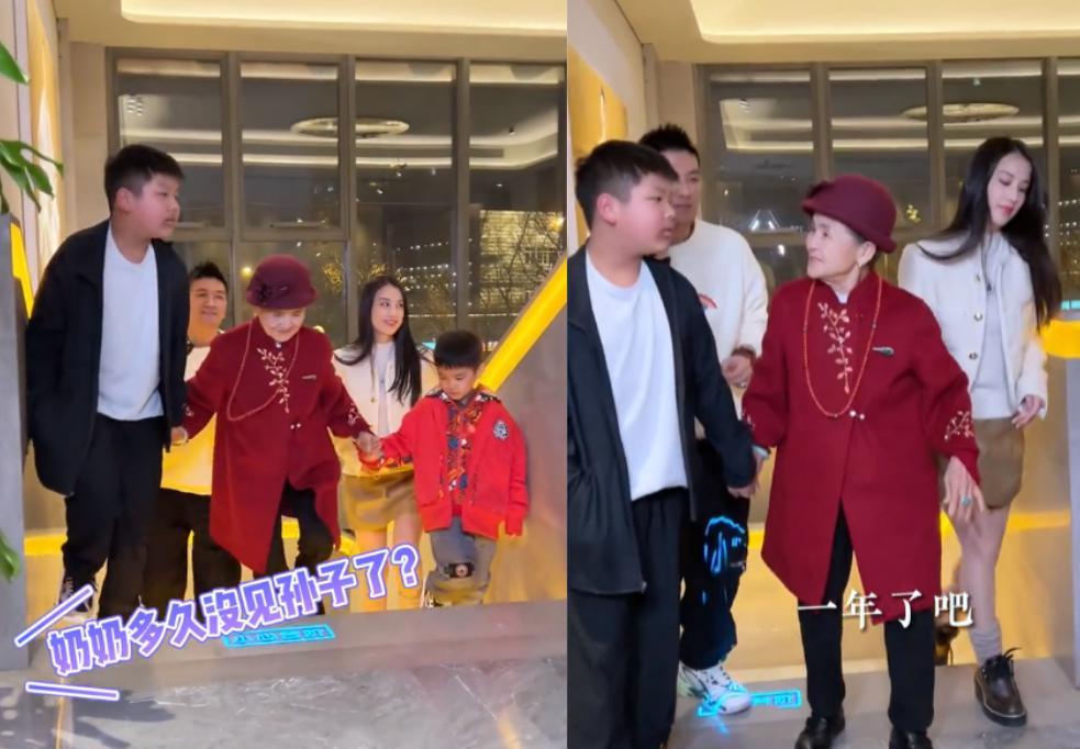 安迪|杨子一家五口团聚!安迪变胖长胡子被忽视,黄圣依被指偏心小儿子