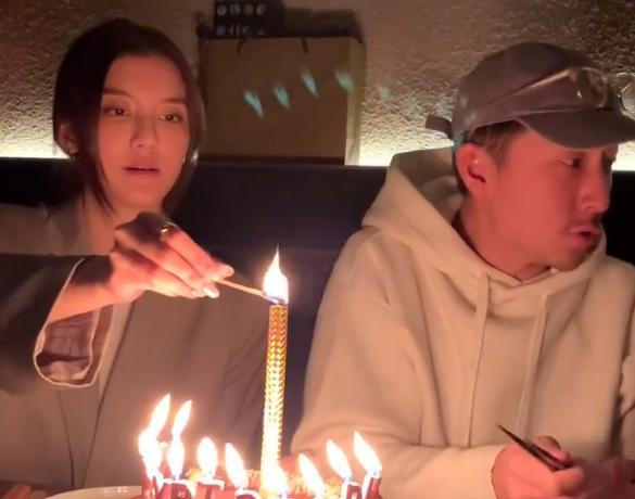 施伯雄|吴千语帮施伯雄庆生视频曝光，亲自点蜡烛，程晓玥受邀在内