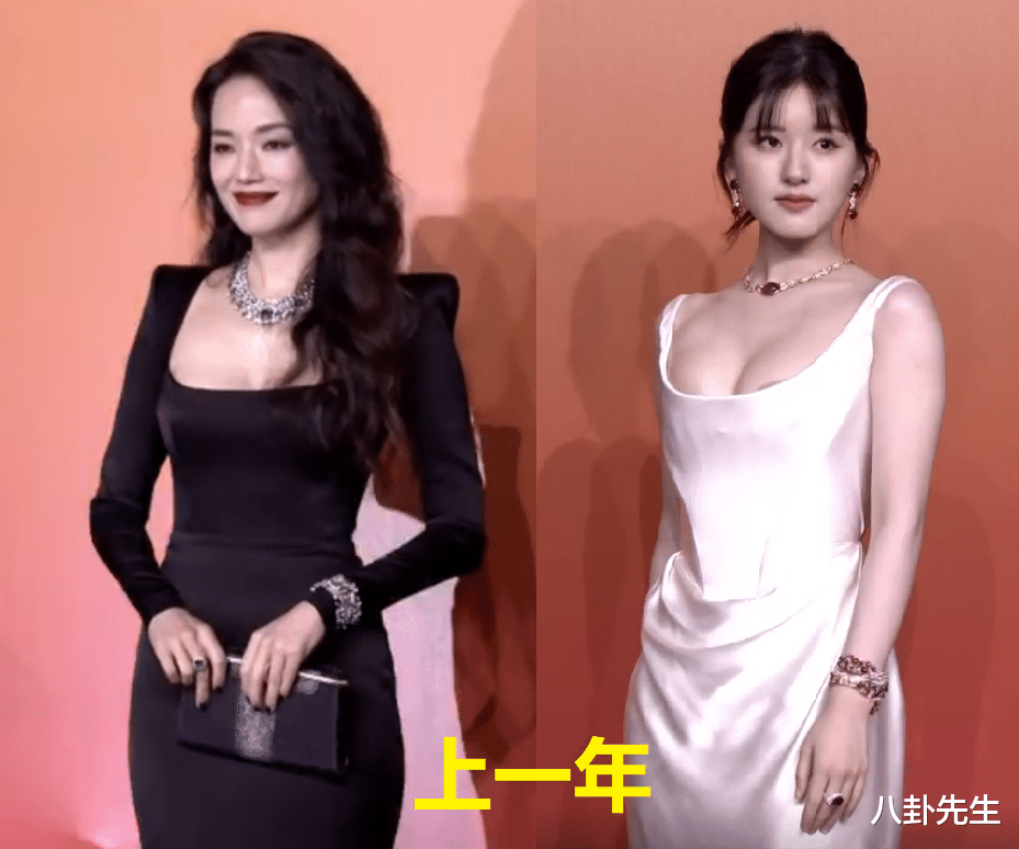 张凌赫|珠宝活动红毯:张嘉倪为秀身材用力过猛,刘亦菲P图前后差距明显