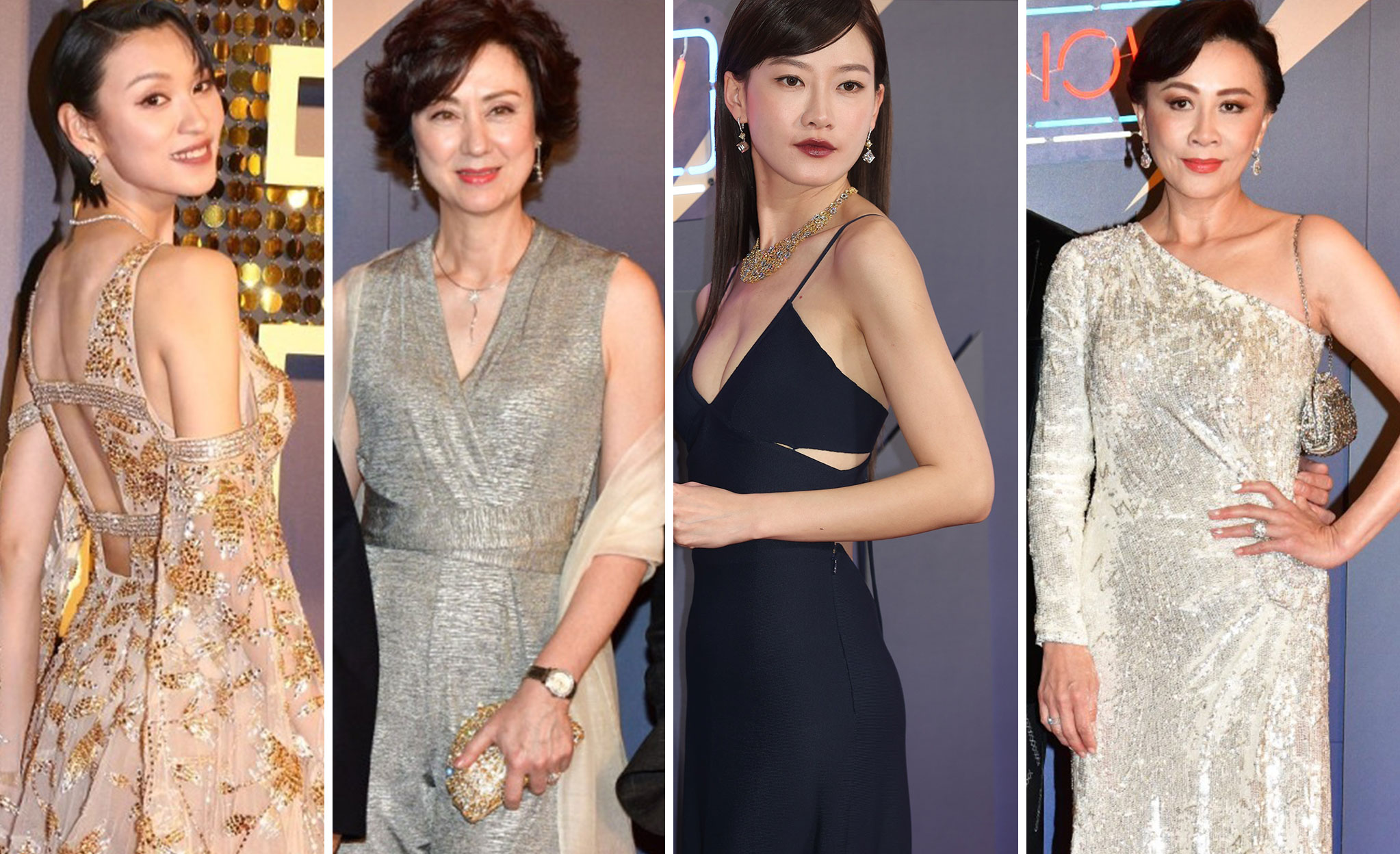 高丽虹|亚洲电影大奖红地毯：高丽虹端庄刘嘉玲贵气，郑裕玲瘦成纸片人