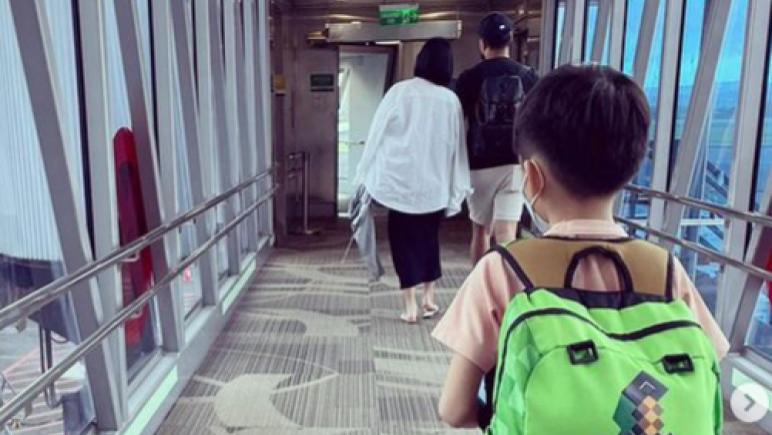 陈若仪|林志颖已痊愈复出，妻子陈若仪晒出全家出行照片，画面温馨